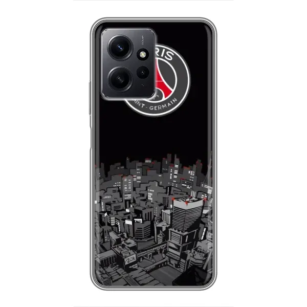 Чехол с рисунком «PSG» для Xiaomi Redmi Note 12