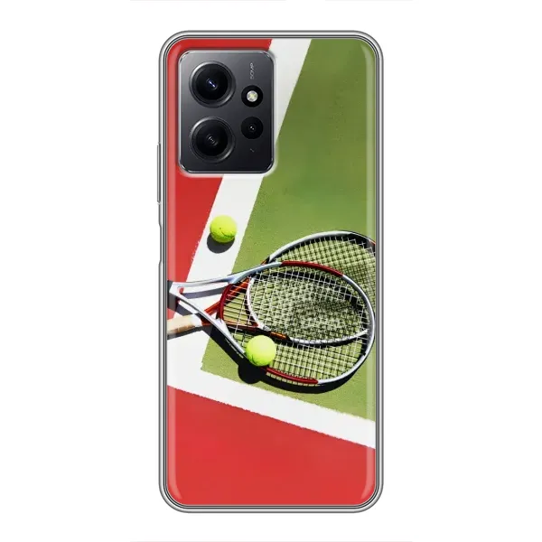Чехол с рисунком «Ракетки теннис» для Xiaomi Redmi Note 12