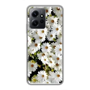 Чохол з ромашками на Xiaomi Redmi Note 12 (Рамка в ромашках)