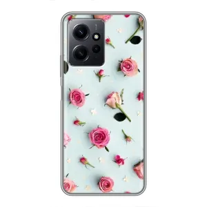 Чохли з принтом Троянд для Xiaomi Redmi Note 12 (Різні квіти)