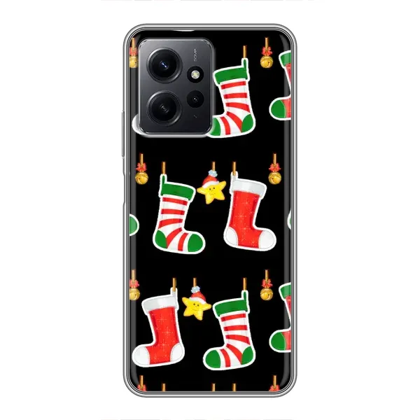 Чехол с рисунком «Рождественские подарки» для Xiaomi Redmi Note 12 Чехол с рисунком «Рождественские подарки» для Xiaomi Redmi Note 12