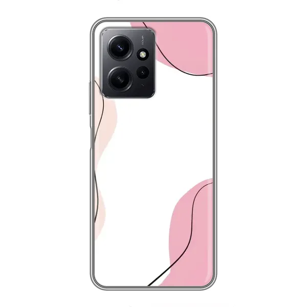 Чехол с рисунком «Розовый фон» для Xiaomi Redmi Note 12 Чехол с рисунком «Розовый фон» для Xiaomi Redmi Note 12
