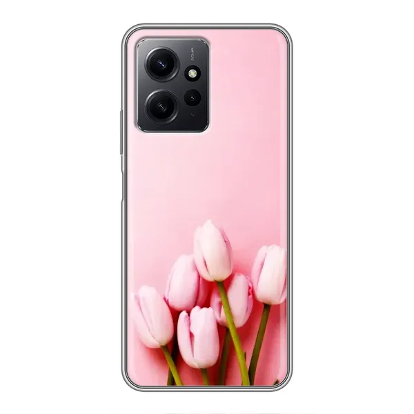 Чехол с рисунком «Розовые тюльпаны» для Xiaomi Redmi Note 12 Чехол с рисунком «Розовые тюльпаны» для Xiaomi Redmi Note 12