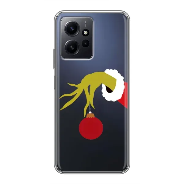 Чехол с рисунком «Рука Гринча» для Xiaomi Redmi Note 12 Чехол с рисунком «Рука Гринча» для Xiaomi Redmi Note 12
