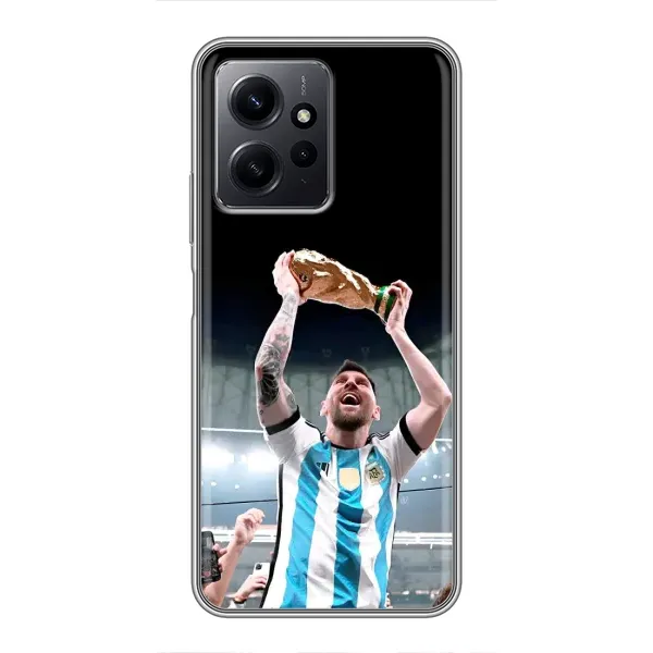 Чехол с рисунком «Счастливый Месси» для Xiaomi Redmi Note 12 Чехол с рисунком «Счастливый Месси» для Xiaomi Redmi Note 12
