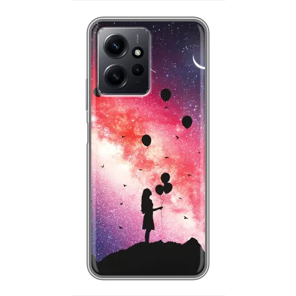 Чехол с рисунком «Шарики в небе» для Xiaomi Redmi Note 12 Чехол с рисунком «Шарики в небе» для Xiaomi Redmi Note 12