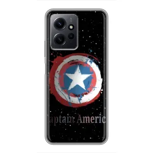 Чехол с Щитом Капитана Америки на Xiaomi Redmi Note 12 (Щит Капитана)