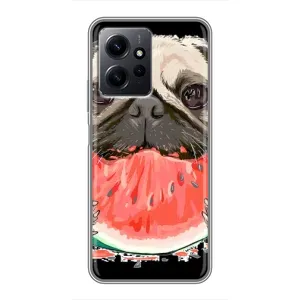Чохол (ТПУ) Милі песики для Xiaomi Redmi Note 12 (Смішний Мопс)