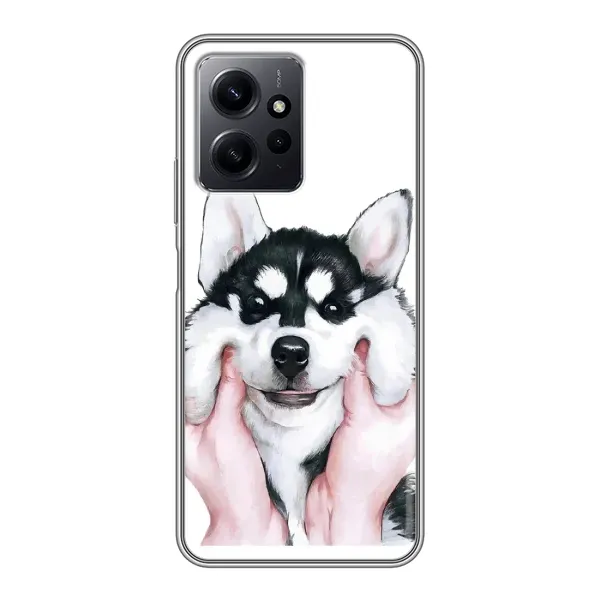 Чехол с рисунком «Собака Хаски» для Xiaomi Redmi Note 12 Чехол с рисунком «Собака Хаски» для Xiaomi Redmi Note 12