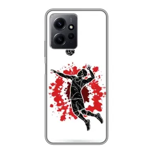 Чехлы с принтом Спортивная тематика для Xiaomi Redmi Note 12 (Волейболист)