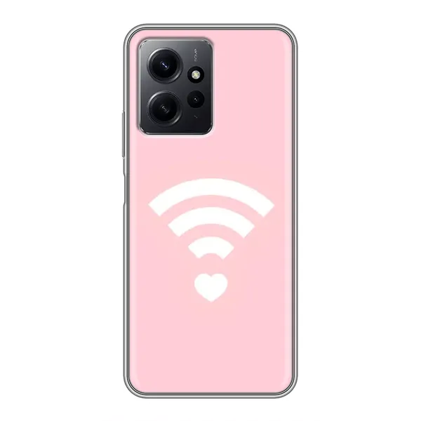 Чехол с рисунком «WiFi Love» для Xiaomi Redmi Note 12 Чехол с рисунком «WiFi Love» для Xiaomi Redmi Note 12