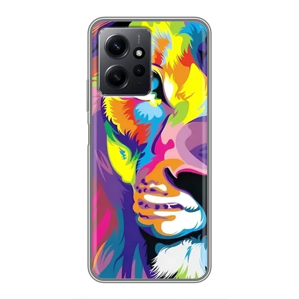 Чехол с рисунком «Яркий Лев» для Xiaomi Redmi Note 12 Чехол с рисунком «Яркий Лев» для Xiaomi Redmi Note 12
