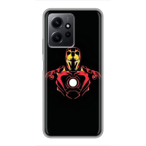 Чехол с рисунком «Железный человек» для Xiaomi Redmi Note 12 Чехол с рисунком «Железный человек» для Xiaomi Redmi Note 12
