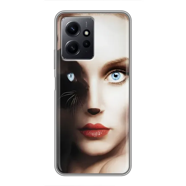Чехол с рисунком «Женщина кошка» для Xiaomi Redmi Note 12 Чехол с рисунком «Женщина кошка» для Xiaomi Redmi Note 12