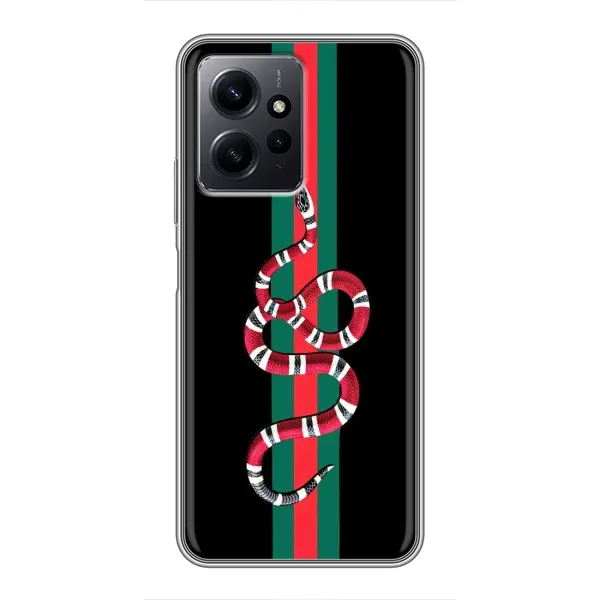Чехол с рисунком «Змей Гуччи» для Xiaomi Redmi Note 12 Чехол с рисунком «Змей Гуччи» для Xiaomi Redmi Note 12
