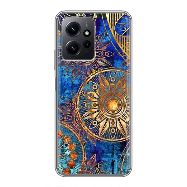 Чехол с рисунком «Золотые узоры» для Xiaomi Redmi Note 12 Чехол с рисунком «Золотые узоры» для Xiaomi Redmi Note 12