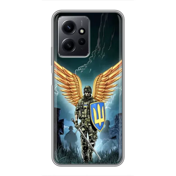Чехол с рисунком «ЗСУ з крильями» для Xiaomi Redmi Note 12
