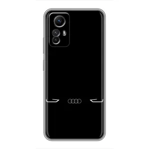Силіконовий бампер з картинкою машини на Xiaomi Redmi Note 12s (Сілует Audi)