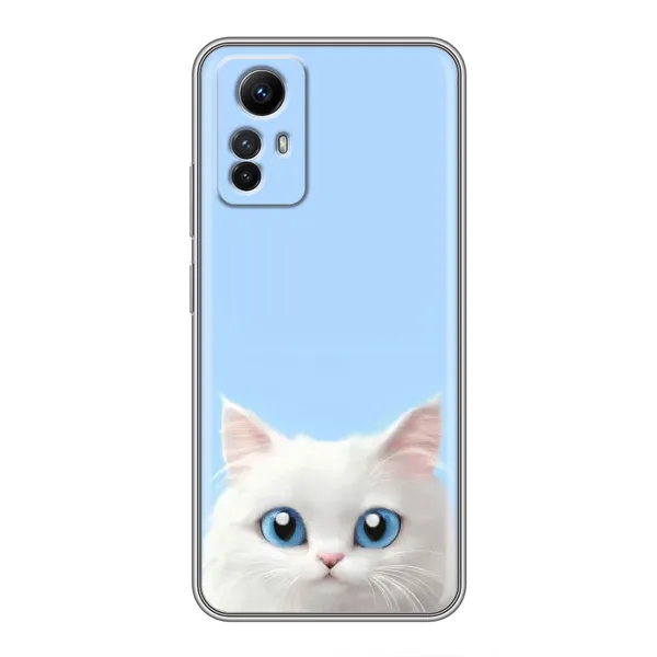 Чехол с рисунком «Белый кот» для Xiaomi Redmi Note 12s Чехол с рисунком «Белый кот» для Xiaomi Redmi Note 12s