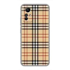 Чехол с рисунком «Burberry стиль» для Xiaomi Redmi Note 12s