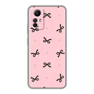 Чохол банти для Xiaomi Redmi Note 12s (Чорні бантики)