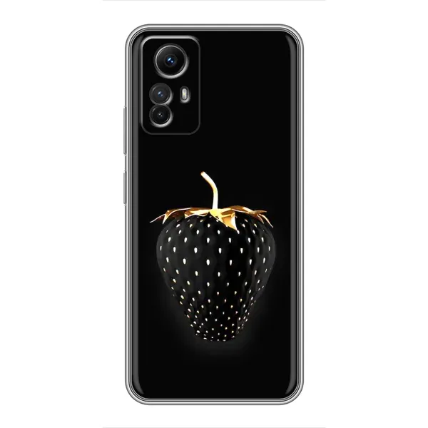 Чехол с рисунком «Чёрная клубника» для Xiaomi Redmi Note 12s Чехол с рисунком «Чёрная клубника» для Xiaomi Redmi Note 12s