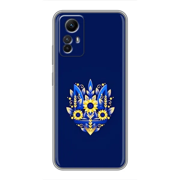 Чехол с рисунком «Цветущий Герб» для Xiaomi Redmi Note 12s