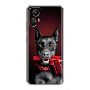 Чохол ДОБЕРМАН для Xiaomi Redmi Note 12s (Доберман злий)