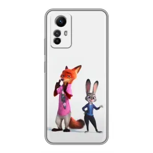 Силиконовый чехол с принтом Зоотрополіс для Xiaomi Redmi Note 12s (Джуди и Ник)