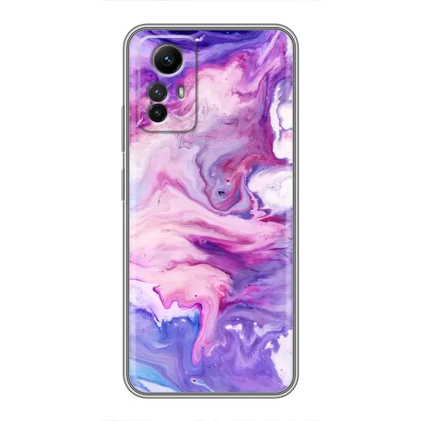 Чехол с рисунком «Фиолетовый мрамор» для Xiaomi Redmi Note 12s Чехол с рисунком «Фиолетовый мрамор» для Xiaomi Redmi Note 12s