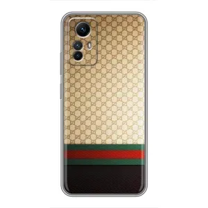 Чехлы Бренд GUCCI для Xiaomi Redmi Note 12s (Фон Гуччи)