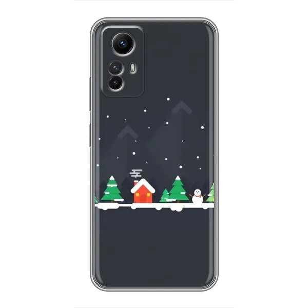 Чехол с рисунком «Город зимний» для Xiaomi Redmi Note 12s Чехол с рисунком «Город зимний» для Xiaomi Redmi Note 12s