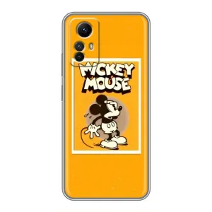 Чехлы с принтом Микки Маус на Xiaomi Redmi Note 12s (Испуганный Микки)