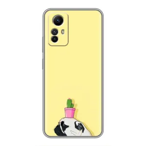Бампер для Xiaomi Redmi Note 12s з картинкою "Песики" (Кактус на голові)