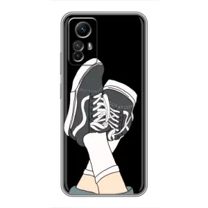 Чохол з Прикольним Принтом на Xiaomi Redmi Note 12s (Кеди)