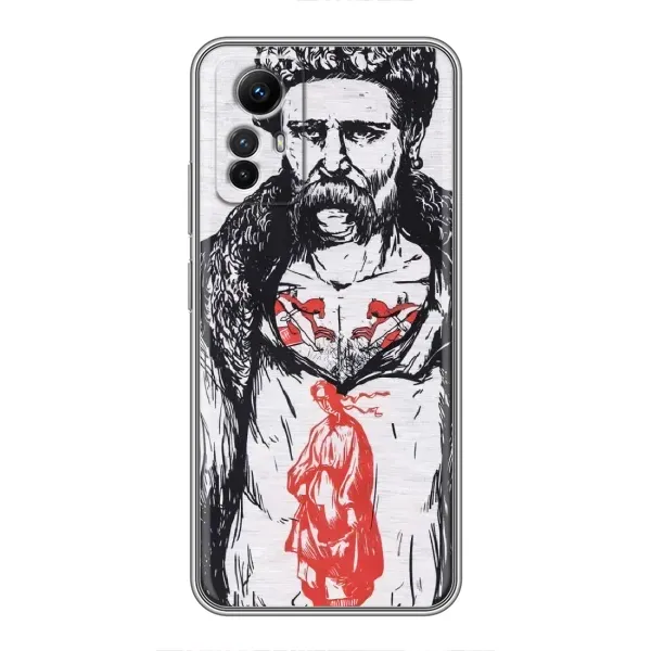 Чехол с рисунком «Кобзарь» для Xiaomi Redmi Note 12s Чехол с рисунком «Кобзарь» для Xiaomi Redmi Note 12s