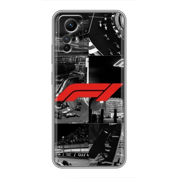 Чехол с рисунком «Коллаж Формула 1» для Xiaomi Redmi Note 12s Чехол с рисунком «Коллаж Формула 1» для Xiaomi Redmi Note 12s