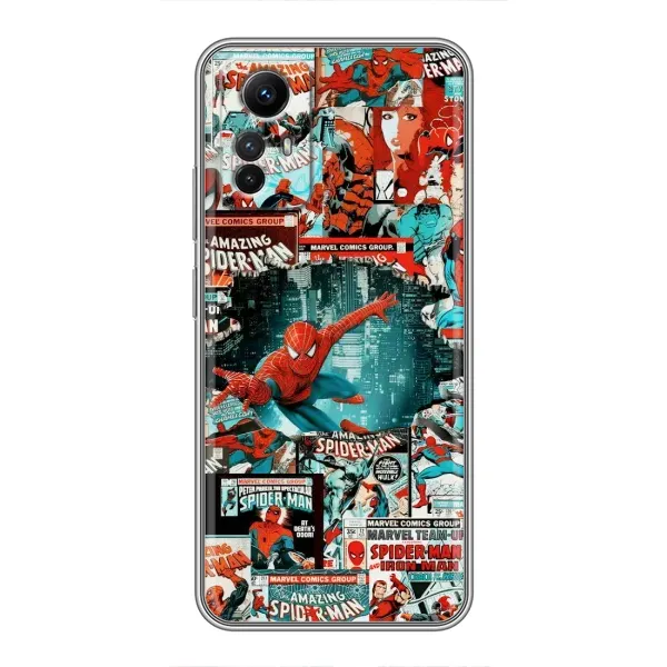 Чехол с рисунком «Комиксы Человек Паук» для Xiaomi Redmi Note 12s Чехол с рисунком «Комиксы Человек Паук» для Xiaomi Redmi Note 12s