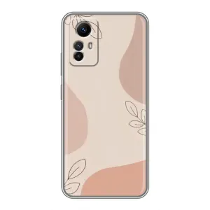 Чохол квітковий дизайн для Xiaomi Redmi Note 12s (Кориневий фон)