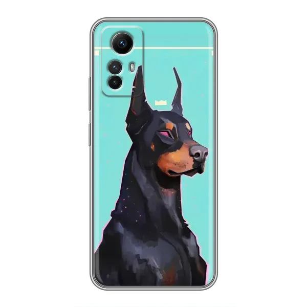 Чохол з малюнком «Король доберман» для Xiaomi Redmi Note 12s Чохол з малюнком «Король доберман» для Xiaomi Redmi Note 12s