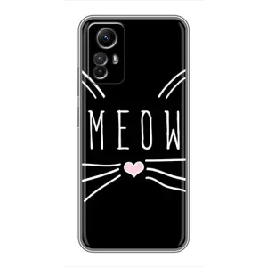 Бампер с изображением Котиков для Редми Нот 12с (КОТИК MEOW)