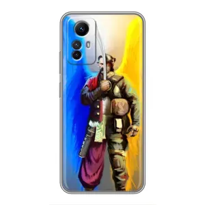 Чехол с картинкой (Патриотический КОЗАК) на Xiaomi Redmi Note 12s (Козак с крыльями)