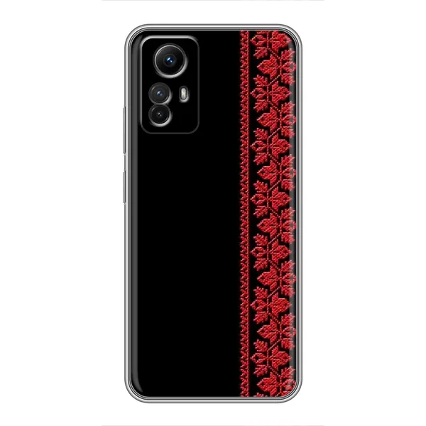Чехол с рисунком «Красная Вышиванка» для Xiaomi Redmi Note 12s Чехол с рисунком «Красная Вышиванка» для Xiaomi Redmi Note 12s