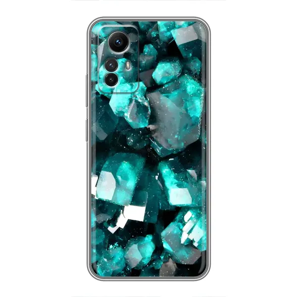 Чехол с рисунком «Кристалы» для Xiaomi Redmi Note 12s