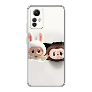 Чехол с принтом Лабубу для Xiaomi Redmi Note 12s (Фигурки Labubu)
