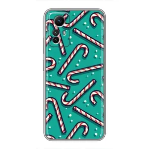 Силиконовый бампер на рождество для Xiaomi Redmi Note 12s