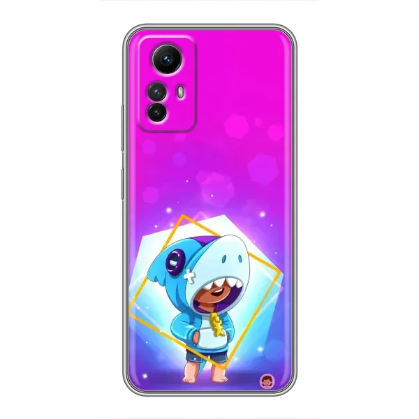 Чехол с рисунком «Леон в костюме Акулы» для Xiaomi Redmi Note 12s