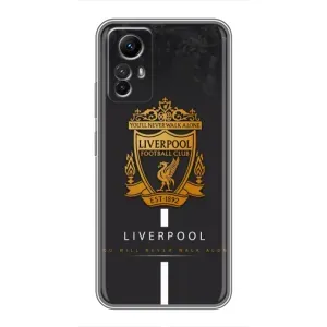 Силиконовые Чехлы принт Футбол на Xiaomi Redmi Note 12s (Liverpool)
