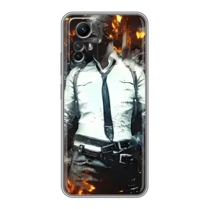 Чохол з картинкою "Герой Pubg" на Xiaomi Redmi Note 12s (Man Пубг)