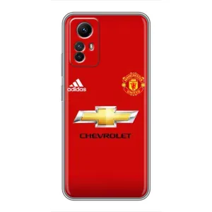 Силиконовые Чехлы принт Футбол на Xiaomi Redmi Note 12s (Man United)